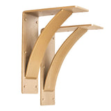 Rustic Red Door Co. Steel Heavy Duty Fireplace Mantel Brackets - Countertop Support - Hand Welded Steel Brackets - Rustic Farmho