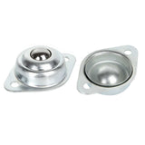 16 Pack 1/2 Roller Ball Transfer Bearings, Carbon Steel Ball Transfer Unit Swivel Ball Caster Roller Transfers, Ball Casters B