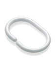 Z L Enterprises Curtain Bathroom Shower Liner Hook Rings (White 12)
