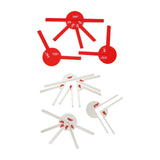 SNAPPSY Geometry Angle Tool Set Portable Math Learning Tools for Kids Red