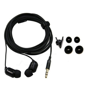 VizGiz 3 Pack 10FT Earbuds 3.5mm Stereo 3 Pole Headset Earphones 3 Meter Long Extension Wired Cord Cable Earphone Monitor in-Ear