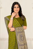 Tamaira Fashion Women'S Plain Cotton Saree (2534_Mehendi