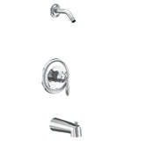 Moen UT2133NH Eva Collection MCORE 3Series 1Handle Tub and Shower Trim Kit, Valve Required, Chrome