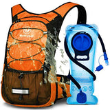 Mothybot Hydration Pack, Insulated Hydration Backpack with 2L BPA Free Water Bladder and Storage, Hiking Backpack for Men, Women