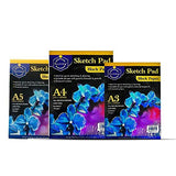 HS Artist Acid Free Black Paper Sketch Pad A4