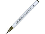 Zig Clean Color Real Brush Marker, Green Gray