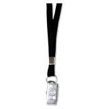 New-Advantus 75401 - Deluxe Lanyards, Clip Style, 36 Long, Black, 24/Box - Avt75401