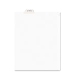Avery Dennison 12392 Preprinted Legal Bottom Tab Dividers, Exhibit S, Letter, 25/Pack