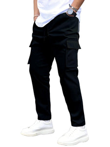 Anni Designer Men'S Pure Cotton Casual Regular Fit Cargo With 4 Pockets (Kargo Navy Blue_Xl_Navy Blue_X-Large),Navy Blue,XL