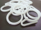Cbadni Decor Curtain Rings Hook (Plastic) Multipurpose Use for Bedroom Window/Door & Bathroom White Pack of 32 Pcs