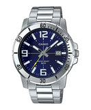 Casio Enticer Analog Blue Dial Men'S Watch - Mtp-Vd01D-2Bvudf (A1363)