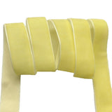 8 Yards 1(25mm) Velvet Ribbon for Wedding Christmas Gift Box Wrapping Bow Making Bouquet Wrap DIY Craft Decor (Yellow, 1x8Yd