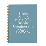 OXW Blue Meeting Notebooks for Work, Leadership Gifts Notebook, 5.5inchx8.3inch