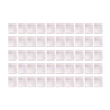 CALANDIS 50Pcs Empty Watercolor Paint Pans Craft Multifunctional for Painting Palette White | Palettes | Painting Tools & Access