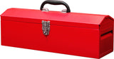 BIG RED ATB212 Torin 19 Hip Roof Style Portable Steel Tool Box with Metal Latch Closure and Removable Storage Tray, Red