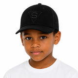 Vritraz Unisex Baseball Cap | Adjustable Casual Sports Hat | Breathable Everyday Cap For Boys & Girls (412 Year) Dark Black