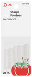 Dritz 56S-510 Sharps Hand Needles, Size 5/10 (20-Count) Nickel