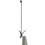 iDesign Easy Reach Over-The-Door Quad Clothes, Towels, or Accessories Hook, PC Matte Black