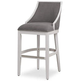 American Woodcrafters Keller 26' Stationary White Wood Counter Bar Stool