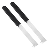 Abeicy 2 Pieces Paver Puller, Paver Extractor Tools with Non-Slip Grip and Micro-Tooth Scraper, for Garden, Patio, Lawn Blocks a