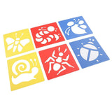 Enakshi 6 Pieces Poly Drawing Templates Ruler Stencils for Kids Children Drawing Crafts School Stationery #5|Crafts | Art Suppli