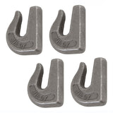 Mytee Products (4 Pack G70 5/16 Weld On Chain Grab Hooks 4700 lbs WLL Forged Chain Hook for Truck Tractor Flatbed Heavy Dut