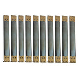 ATORSE 5x10x Shrapnel Purse Making Supplies Metal Frame Kiss Clasp 12x1.4 cm Bronze