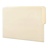Smead End Tab File Folder, ShelfMaster Reinforced 1/2Cut Tab Top Position, Letter Size, Manila, 100 per Box (24127)