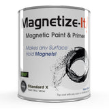 MagnetizeIt! Magnetic Paint & Primer (Water Based) Standard X Yield 30oz (MIHYD2001)