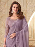 Satrani Womens Pure Georgette Saree (2992S2672N_Light Pink)