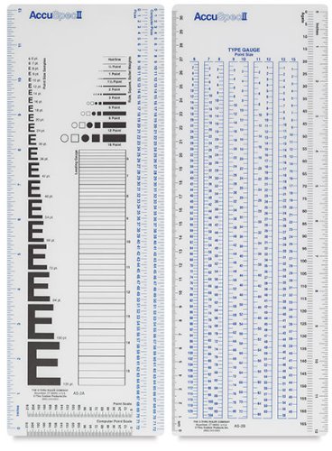 C-Thru Accu Spec Ii Type Gauge And Specifier Set Gauge And Specifier Set