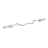 Amazon Basics Olympic 47 Curl Barbell Bar, 2 Diameter, Chrome