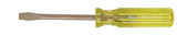 Ampco Safety Tools S37 Standard Screwdriver, NonSparking, NonMagnetic, Corrosion Resistant, 3/16 x 31/8