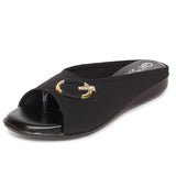Ortho Joy Fancy Doctor Slippers | Soft Slipper For Women | Comfortable Footwear For Women Stylish,Black,5,B09VLC7SS1