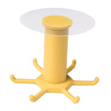 ECOMISTIQ Wall Mounted Utensil Holder Hook Kitchenware Storage Rack for Towel Spoon Yellow | Racks & Holders | Kitchen Storage &