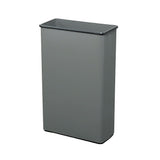 Safco 9618CH Rectangular Wastebasket Steel 22gal Charcoal (SAF9618CH)