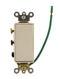 Leviton 56862W 15 Amp, 120/277 Volt, Decora Plus Rocker, DoublePole Double Throw, Center Off, Maintained Contact, White