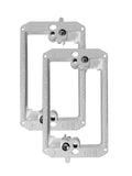 BestMounts - 2 Pack Low Voltage Mounting Brackets 1 Gang for Drywall Outlet Cable Pass Through Wall Plates - Cable Wall Plate Br