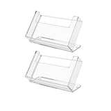 Marketing Holders 2 Pack 6x4 Inch Postcard Holder 6 Wide Index Cards Advertisements Counter Display Printed Material Take One P