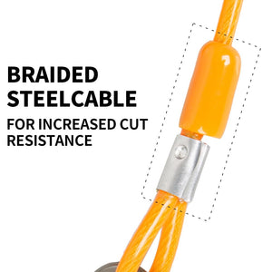 Dog tie Out Cable, 10/20/25/30/50/70/100 feet, Suitable for Dogs up to 350 pounds, Dog Cable with Swivel Buckle, Lightweight, No