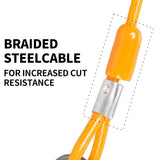 Dog tie Out Cable, 10/20/25/30/50/70/100 feet, Suitable for Dogs up to 350 pounds, Dog Cable with Swivel Buckle, Lightweight, No