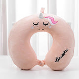 Mega Tree Plush Animal Travel Neck Pillow, UShaped Cushion With Button Closure, Soft UShaped Neck Cushion For Kids & Adults, T