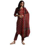 Libas Women'S Pure Cotton Kurta Set (366090R