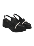 Shoetopia Women'S Block Heel Sandal,Black,5,B0CVBC5XL4