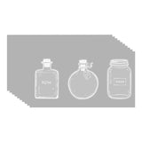 ATORSE Transparent Glassware Stickers Scrapbook Stickers Container Card MakingCrafts|Scrapbooking & Paper Crafts|Scrapbooking|Sc