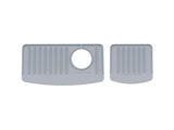 WeatherTech FaucetMat Duo Protect Your Kitchen & Bathroom Countertops Light Grey/Pebble