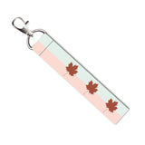 Isee 360 Maple Leaves Lanyard Tag With Swivel Lobster For Gift Luggage Bags Backpack Laptop Bags L X H 5 X 0.8 Inch
