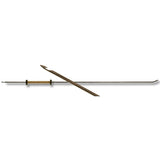 Lacis Verna Beadle NeedleStraight 8mm, 7.5Inch, Silver