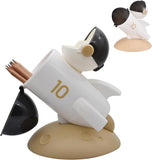 MIXEN Space Rocket Astronaut Pen Pencil Holder, Decorative Desktop Organizer for Office, Study & Home (Pack Of 1)