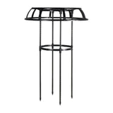Trendivibe Garden Trellis Tools Black Plant Support Trellis For Vines Cucumbers Flowers 75X50Cm